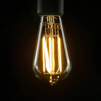Bild av SEGULA LED lampa rustisk long style E27 6,5W klar