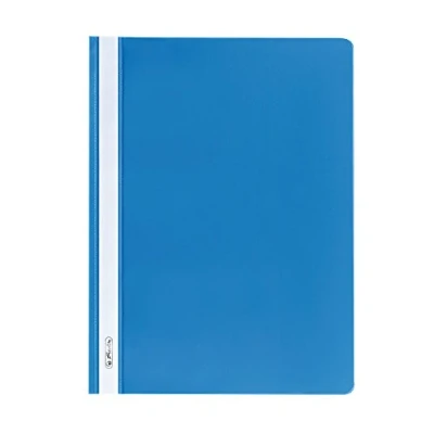 Bild av Herlitz 10839413 A4 mapp med transparent framlock, 10 stycken, ljusblå