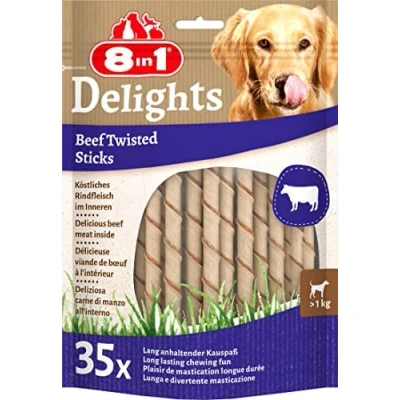 Bild av 8 in 1 Delights beef twisted 10pcs