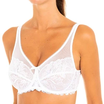 Bild av DIM Generous Essential Underwire BRA Bygelbh, Storlek: 85C, White