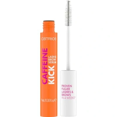 Bild av Catrice Caffein Kick Lash &amp; Brow Serum, ögonfransserum, transparent, volymgivande, stärkande, närande, genomskinlig, vegansk, utan mikroplastiska partiklar, nanopartiklar fri, parfym, 1 pack (9
