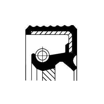 Bild av CORTECO 01027761B Bague d&#039;etanchéité ACM (caoutchouc polyacrylique)