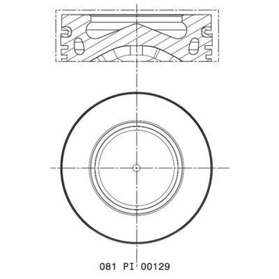 Bild av Kolv MAHLE 081 PI 00129 000