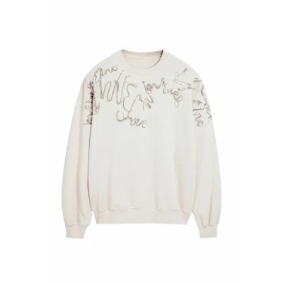 Bild av Desigual Sweat_Sean, 1001 Raw, L, vit, L