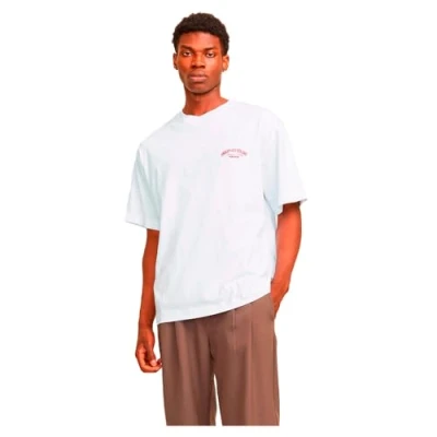 Bild av Jack &amp; Jones Jorroxbury TYPE TEE CREW NECK Tshirt med print, Storlek: Small, Bright white