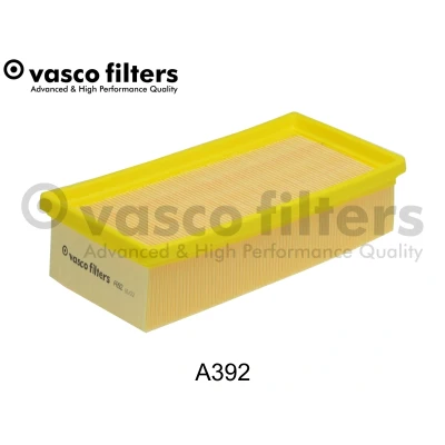 Bild av DAVID VASCO A392 Filtre à air 58 121 241 rectangulaire Cartouche filtrante PEUGEOT: 208 I 3/5 portes, 308 II 2008 Break, CITROËN: C3