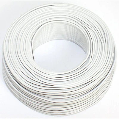 Bild av Högtalarkabel 2 x 0,50 mm2 50 m vit CCA ljudkabel boxkabel