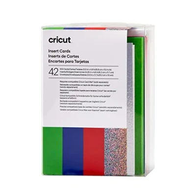 Bild av Cricut Rainbow Scales Sampler Insert card 42 delar 8.9 x 12.4 cm R10 blå, röd, grön