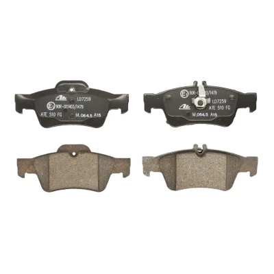 Bild av ATE Ceramic 13.0470 7259.2 Jeu de plaquettes frein préparé pour indicateur d&#039;usure, contact signal d&#039;usure exclu MERCEDES BENZ: CLS Coupe