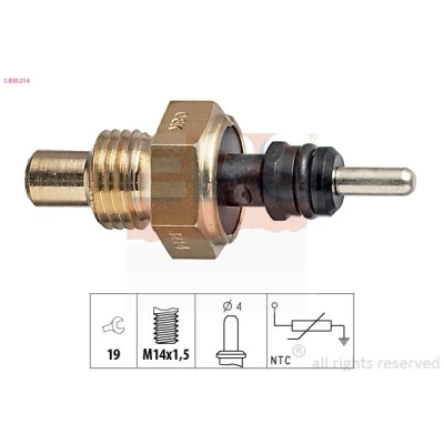 Bild av EPS 1.830.214 Sonde De Température Liquide Refroidissement Made in Italy OE Equivalent MERCEDES BENZ: W124 Berline, 190, Classe C Berline