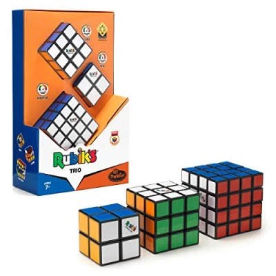 Bild av ThinkFun 76422 Presentset: Trio, det perfekta presentsetet fläkten innehåller Master 4 x 4, den ursprungliga magisk kuben 3 och Rubiks Mini 2 [Exklusivt hos Amazon]
