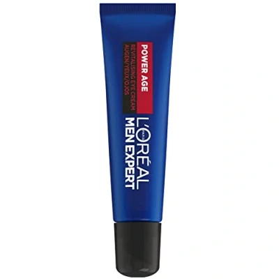 Bild av L&#039;Oréal Men Expert vitaliserande ögonvård för män anti aging &amp; mörka ringar med hyaluronsyra daglig användning Power Age 15 ml