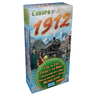 Bild av Days of Wonder, Ticket to Ride Europa 1912 Board Game EXPANSION, Ages 8, For 2 5 Players