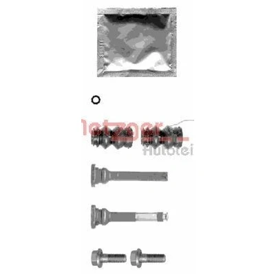 Bild av METZGER 113 1379X Jeu de douilles guidage, étrier frein avec boulon guidage supplémentaire TOYOTA: Yaris I 3/5 portes, SMART: Fortwo II Coupe