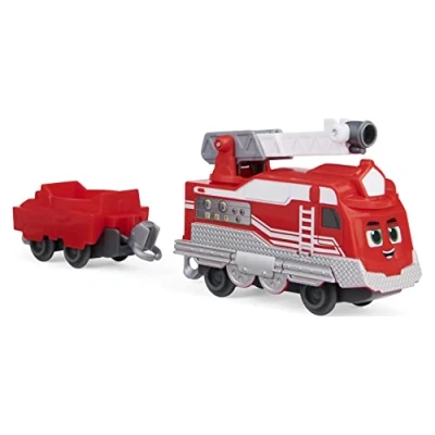 Bild av Mighty Express Push and Go tåg röd räddare handdrivet till den populära TV serien, från 3 år