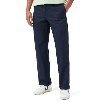 Bild av Dickies Byxor för Män, Nya Chino byxor, Action Flex teknik, Mörk marin, marinblå, 32W x 36L