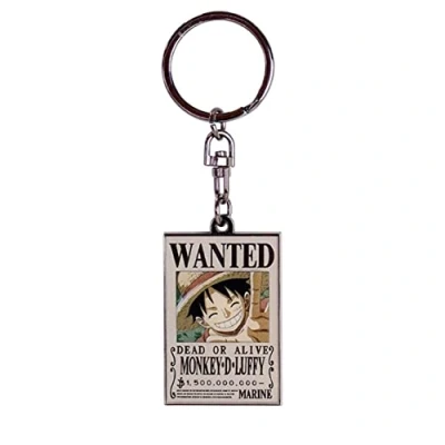 Bild av ABYSTYLE one Piece Wanted Luffy nyckelring, Beige färg, size
