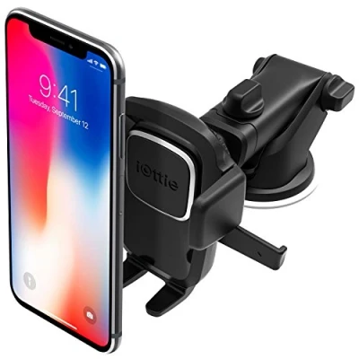 Bild av iOttie Easy One Touch 4 bilhållare för instrumentbräda och vindruta iPhone XS Max R 8 Plus 10 W Samsung Galaxy S10 E S9 S8 Edge, anmärkning 9