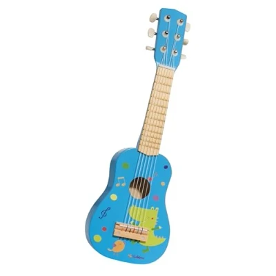 Bild av Eichhorn 100003480 Musik Trägitarr 6 Strängar, Färgglad, 54 cm, Från 3 år