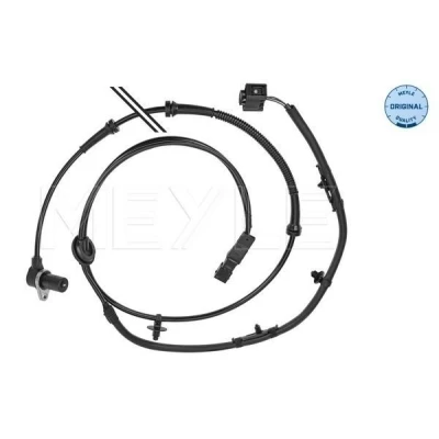 Bild av MEYLE 114 800 0034 Capteur ABS Essieu arrière gauche ORIGINAL Quality actif 2, 6 1650 1335 préparé pour indicateur d&#039;usure 12