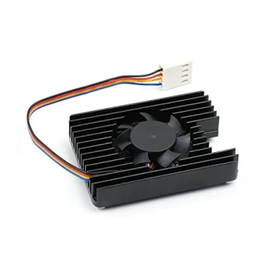 Bild av Waveshare Dedicated Fan 3007 B Cooling for Raspberry Pi Compute Module 4 CM4 Speed Adjustable with Thermal Tapes
