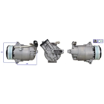 Bild av LUCAS ACP346 Compresseur De Climatisation PAG 46 R 134a avec joints OPEL: Zafira B, Astra H 3/5 portes, GTC