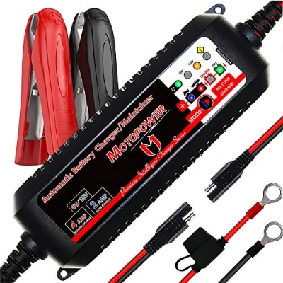 Bild av MOTOPOWER MP00207 FR 6V/12V 4AMP Smart Helautomatisk laddare med batteriåterställningsläge