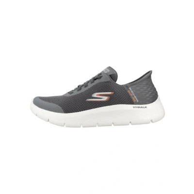 Bild av Skechers herr Go Walk Flex Hands Up Sneaker, Grå, 9.5 US