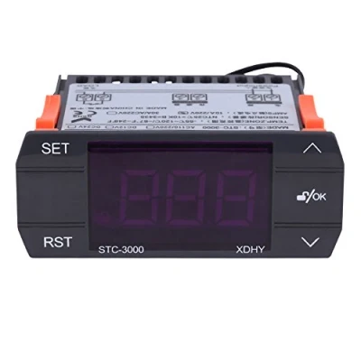 Bild av STC 3000 digital temperaturregulator, Keenso 110 V 220 temperaturkontrolltermostat, touch temperaturmodul med sensor (30 A)
