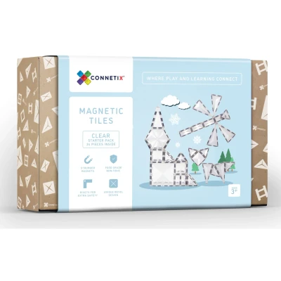 Bild av Connetix Clear Startpaket, 34 Stycken
