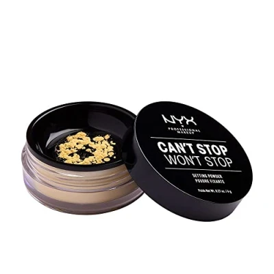 Bild av Nyx Professional Makeup CAN ́T STOP WON Setting Powder Fixeringsspray &amp; puder, Storlek: 6 g, banana