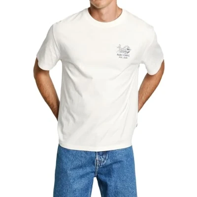 Bild av Pepe Jeans SUAN TEE Tshirt med print, Storlek: Large, Off white