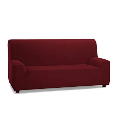 Bild av Martina Home Elastiskt skydd för soffa 4 säten, modell TUNEZ, färg röd, mått från 240 till 270 cm