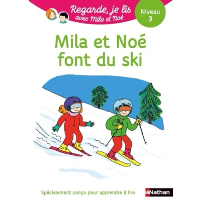 Bild av Regarde, je lis avec Noé et Mila lecture CP Niveau 3 font du ski (22)