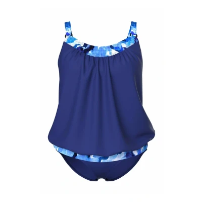 Bild av Ulla Popken Elastic SET Bikini, Storlek: 42/44, Indigo