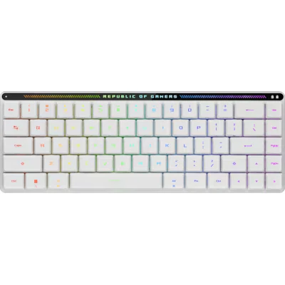 Bild av ASUS ROG FALCHION Low Profile RX Optical ND Gaming Keyboard Utan numpad Nordisk Vit