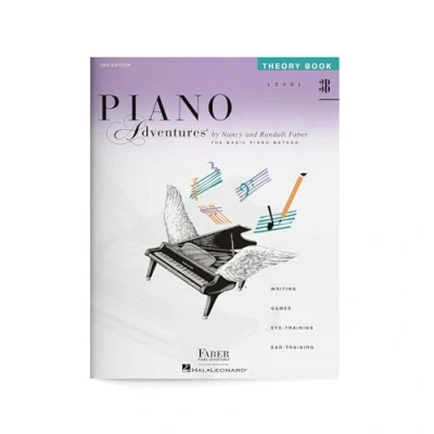 Bild av Nancy faber : piano adventures theory book level 3b: 2nd Edition