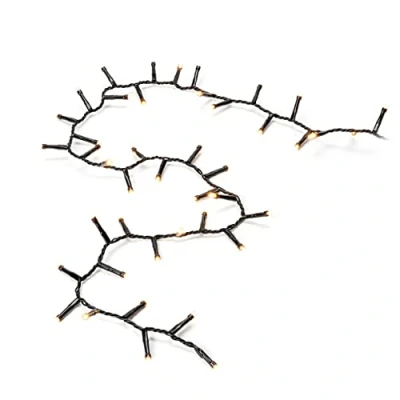 Bild av Konstsmide Micro LED Compactlights, 2000 bärnstensfärgade dioder, 30 V, utomhus (IP44), svart kabel 3872 800