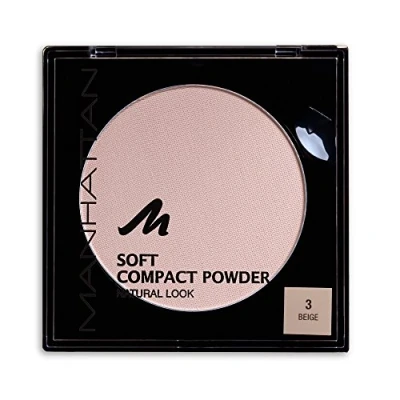 Bild av Manhattan Soft Kompakt Puder, 3 Beige, 9 g