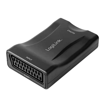 Bild av LogiLink CV0160 videoomvandlare, Scart (hona) till HDMI (hona), Full HD FHD 1080p, svart