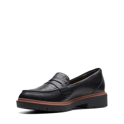 Bild av Clarks Dam Westlynn Ayla Penny Loafer, Svart läder, 39.5 EU