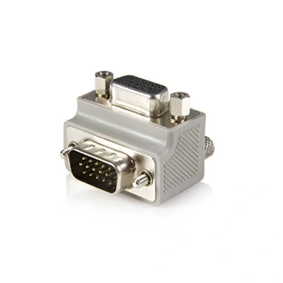 Bild av StarTech.com VGA adapter i högervinkel höger vinkel till hane/hona typ 1 adapterkabel (GC1515MFRA1)
