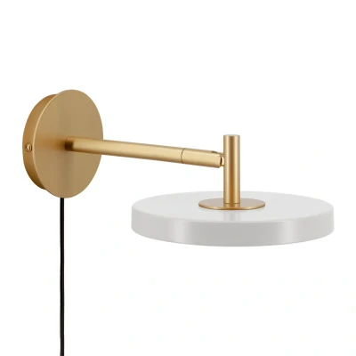 Bild av UMAGE LED vägglampa Asteria Short, ljusgrå, 25 cm stickpropp
