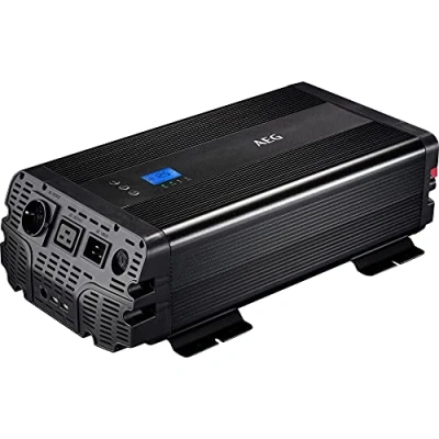 Bild av AEG bil sinusspänningsomvandlare 2000 W, 12 V DC till 230 AC, med appkontroll, nätprioritering, fläktkontroll, inverterare