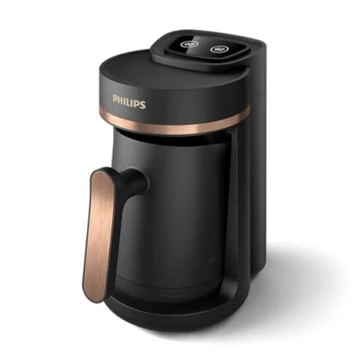 Bild av Philips Series 5000 turkisk kaffebryggare Slow Brew funktion, 4 koppars kapacitet, överhettnings och överflödesskydd, Ready indikator, Easy Touch knappar (HDA150/60)