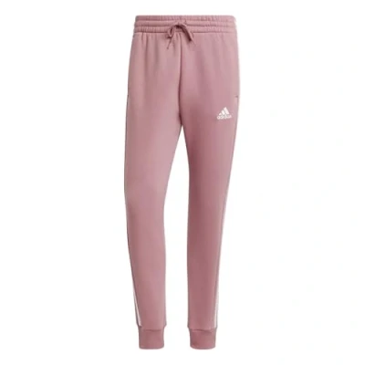 Bild av adidas För Män Essentials Fleece 3 Stripes Tapered Cuff Pants, preloved crimson, 4XL Short