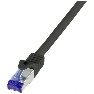 Bild av LogiLink C6A113S RJ45 Nätverkkabel, Patchkabel CAT 6A S/FTP 20.00 m Svart 1 st