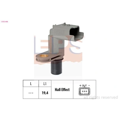 Bild av FACET 9.0468 Capteur, position d&#039;arbre à cames Made in Italy OE Equivalent PEUGEOT: 206 3/5 portes, 207 307 portes