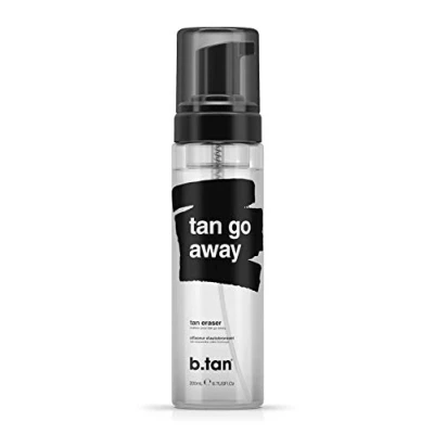 Bild av b.tan Self Tanner Eraser Tan Go Away Ta bort din gamla självbruna och lämnar huden perfekt grundad för nästa falska solbränna, 100 % vegan &amp; grymhetsfri, skonsam formel, ren självbruning, 6,7 Fl Oz