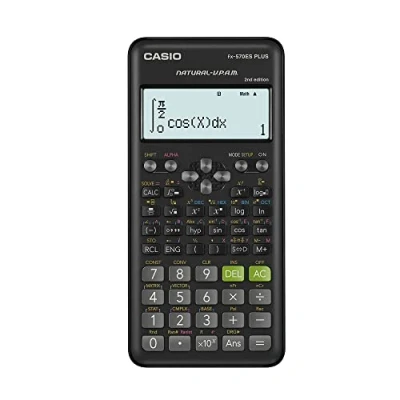 Bild av Casio Fx 570Es Plus 2 vetenskaplig kalkylator med 417 funktioner, svart